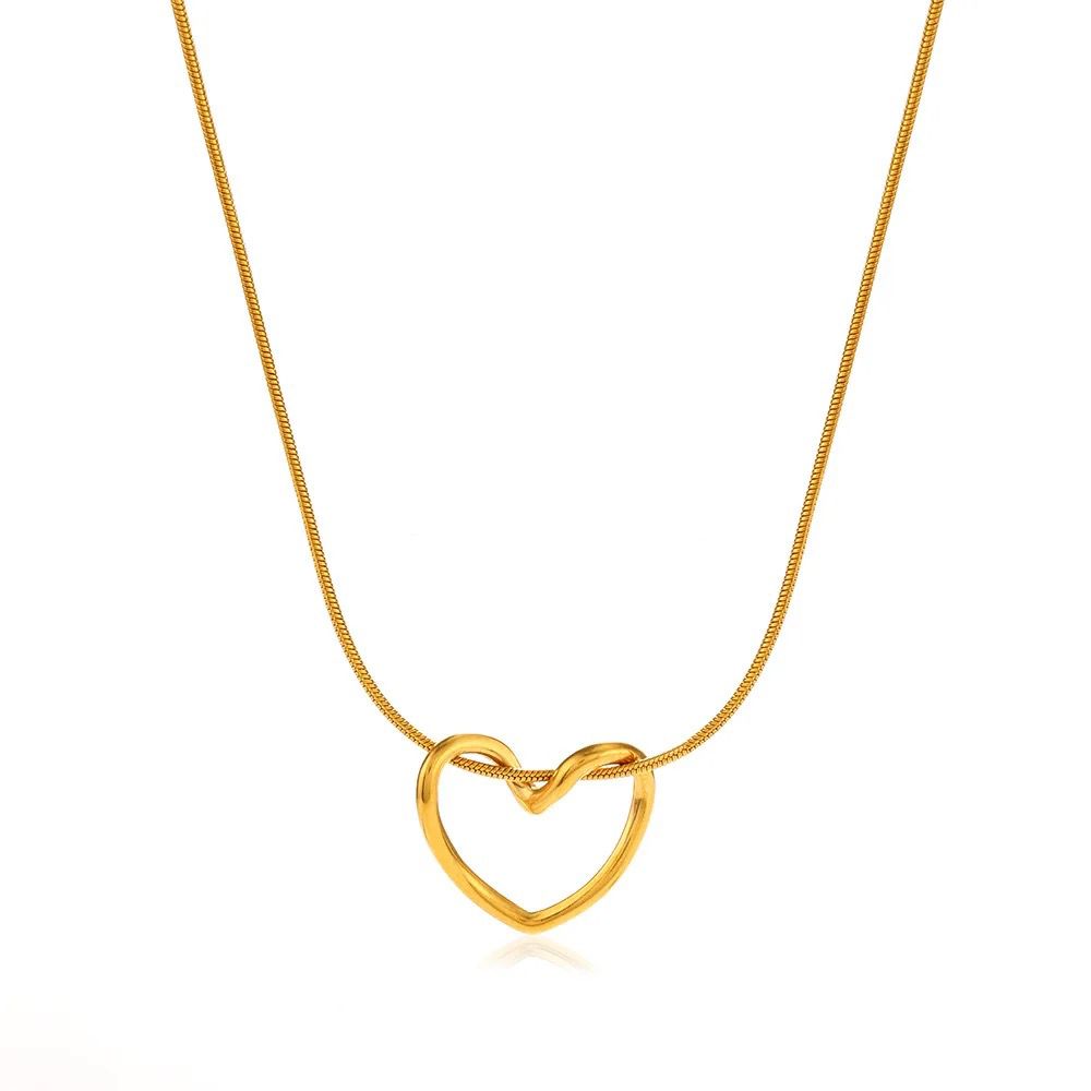 Halo Heart Necklace