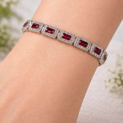 ❤️ Ruby link bracelet ❤️