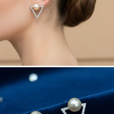 ✨ Chandi 925 triangle with pearls top