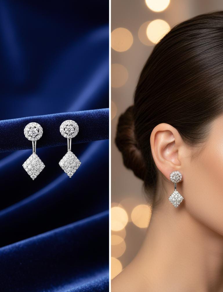 💎 Chandi 925 diamond drop tops💎