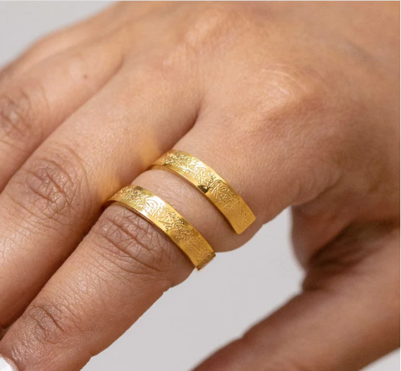 Ayat ul kursi Spiral Ring