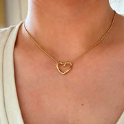 Halo Heart Necklace
